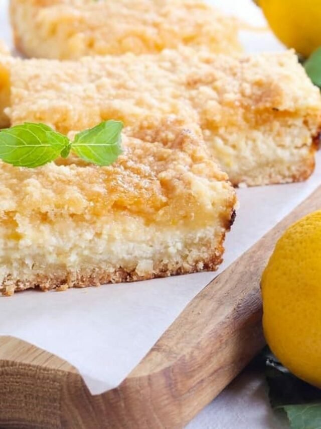 Perfect On-The-Go Krusteaz Lemon Cheesecake Bars