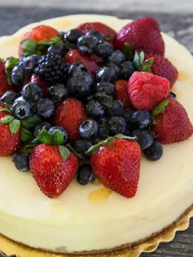 crustless cheesecake without sour cream