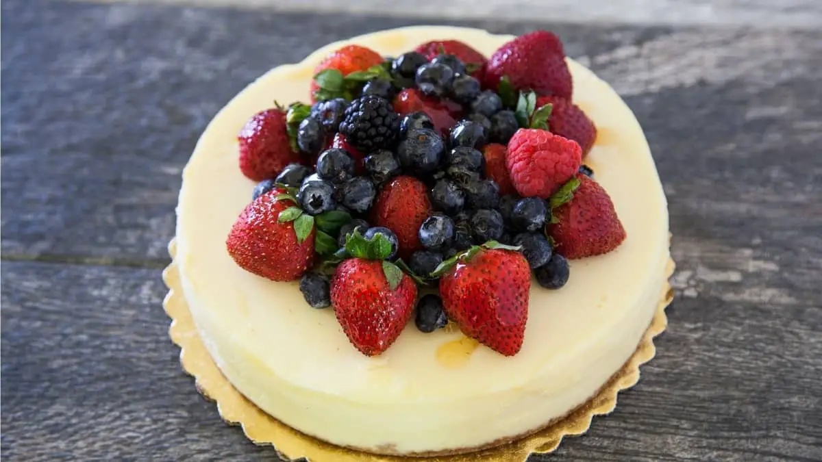crustless cheesecake without sour cream