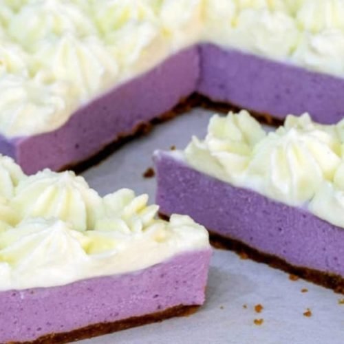 Ube Macapuno Cheesecake Recipe - Cheesecakes World