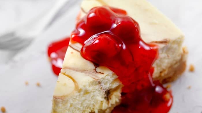 how to thicken canned cherry pie topping for cheesecake