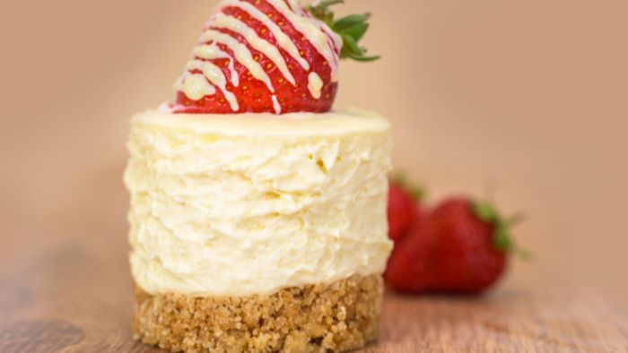  What are vegan cheesecakes made of?