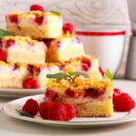 Easy Raspberry Cheesecake Bars With A Graham Cracker Crust